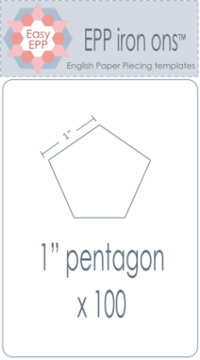 1" Pentagons x 100