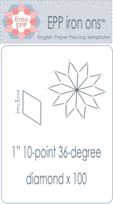 1" 36-degree 10-point Diamonds x 100