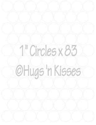 1" Circles x 83 (DOWNLOAD)