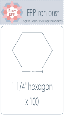 1-1/4" Hexies x 100