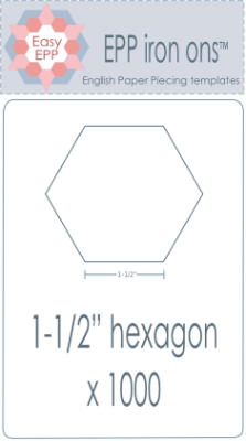 1-1/2" Hexies x 1000 pack 