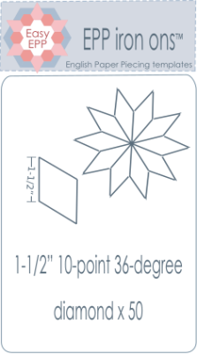 1-1/2" 36-degree 10-point Diamonds x 50