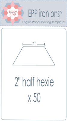 2" Half Hexies x 50