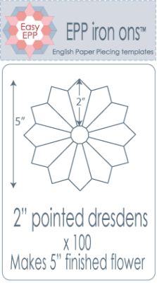 2" Pointed Dresdens x 100