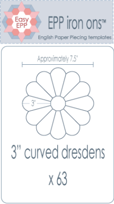 3" Curved Dresdens x 63