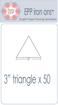 3" triangles x 50