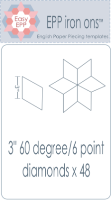 3" 60 Degree/6 Point Diamonds x 48