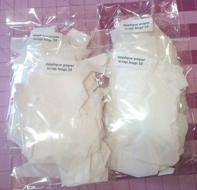 Applique Paper Scrap Bags