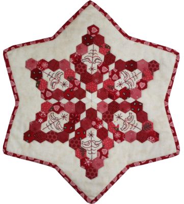 Christmas Club - Snowflake Star Candle Mat