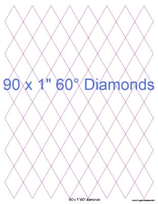 1” 60-degree Diamonds x 90 (DOWNLOAD)