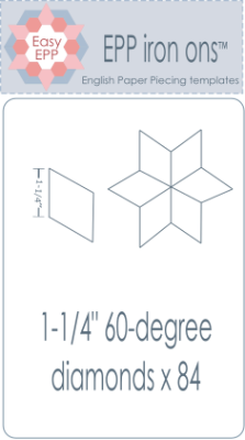 1-1/4" 60-degree Diamonds x 84