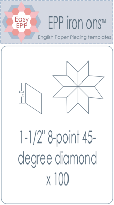 1-1/2" 45-degree 8-point Diamonds x 100