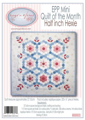 1/2" Hexie Mini Quilt of the Month : Pattern