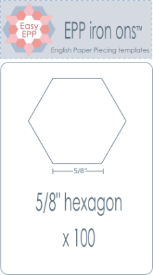 5/8" Hexies x 100