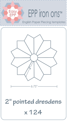 2" Pointed Dresdens x 124 - Heartstrings