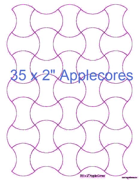 2” Applecores x 35 (DOWNLOAD)