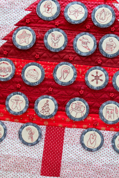Mystery Advent Stitch-along Advent tree pattern