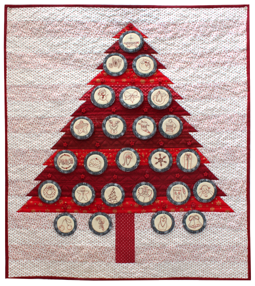 Mystery Advent Stitch-along Advent tree pattern