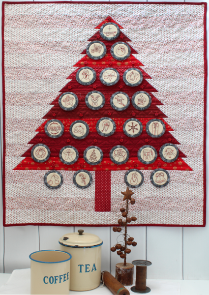 Mystery Advent Stitch-along Advent tree pattern