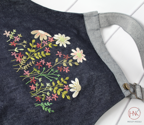 Floral Garden Wildflower Embroidery Design - Downloadable Pattern
