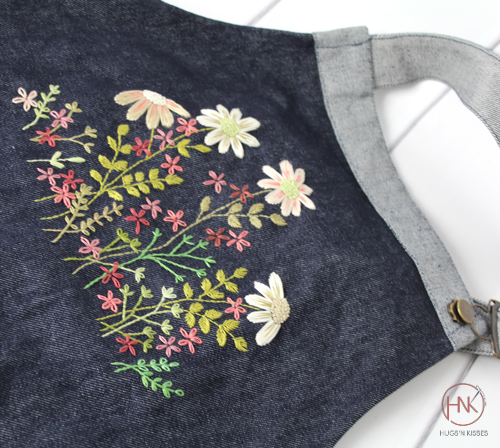 Floral Garden Wildflower Embroidery Design - Downloadable Pattern
