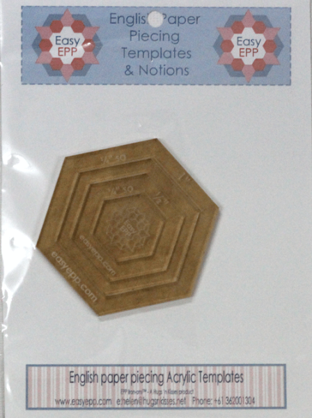 Hexagon acrylic templates .5