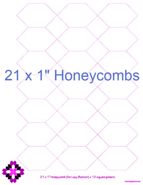 1” Honeycombs x 21 (DOWNLOAD)