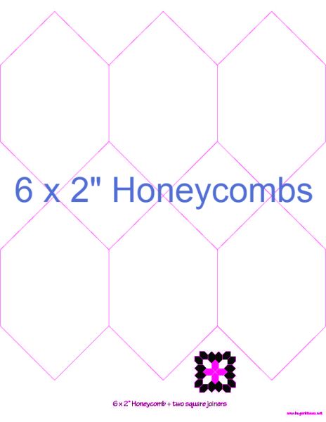 2” Honeycombs x 6 (DOWNLOAD)
