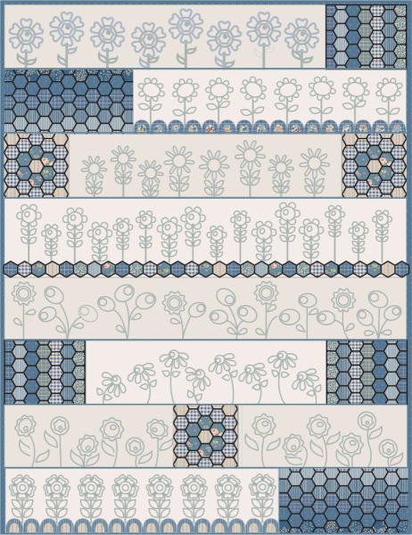 Maaoupe Road Stitchery Version - Full Set Pattern