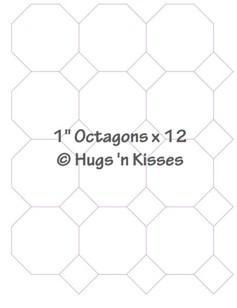 1” Octagons x 12 (DOWNLOAD)